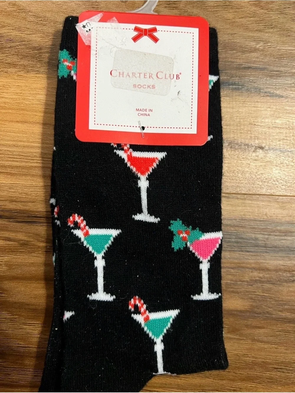 Charter Club Women’s  Socks 4 Pair, Holiday Variety Multicolored Size 9-11